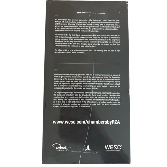 Chambers by RZA x WeSC Street Headphones Black/Red NIB 🎶 Collector Tech - RARE - Picture 4 of 5